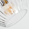 Ripoll Plafoniera, Lampada a sfera Ambrato, Chiaro, Grigio fumo, 3-Luci