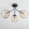 Ripoll Plafoniera, Lampada a sfera Ambrato, Chiaro, 3-Luci