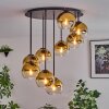 Koyoto Plafoniera, Lampada a sfera Oro, Chiaro, 9-Luci