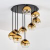 Koyoto Plafoniera, Lampada a sfera Oro, Chiaro, 9-Luci