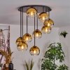 Koyoto Plafoniera, Lampada a sfera Oro, Chiaro, 9-Luci