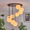 Gastor Plafoniera, Lampada a sfera Bianco, 9-Luci