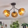 Koyoto Plafoniera, Lampada a sfera Oro, Chiaro, 3-Luci