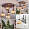 Chehalis Plafoniera, Lampada a sfera Ambrato, Chiaro, Grigio fumo, 5-Luci