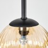 Chehalis Plafoniera, Lampada a sfera Ambrato, Chiaro, Grigio fumo, 5-Luci