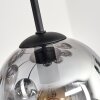 Gastor Plafoniera, Lampada a sfera Chiaro, Grigio fumo, 9-Luci