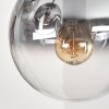 Gastor Plafoniera, Lampada a sfera Chiaro, Grigio fumo, 9-Luci