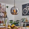 Koyoto Lampadario a sospensione, Lampada a sfera, Lampada a sospensione Oro, Nero, 1-Luce