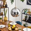 Koyoto Lampadario a sospensione, Lampada a sfera, Lampada a sospensione Oro, Nero, 1-Luce
