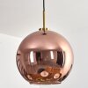 Koyoto Lampadario a sospensione, Lampada a sfera, Lampada a sospensione Oro, Nero, 1-Luce