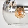 Koyoto Plafoniera, Lampada a sfera Ambrato, Chiaro, Grigio fumo, 9-Luci