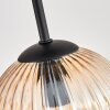 Koyoto Plafoniera, Lampada a sfera Ambrato, Chiaro, 9-Luci