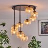 Koyoto Plafoniera, Lampada a sfera Ambrato, Chiaro, 9-Luci