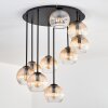 Koyoto Plafoniera, Lampada a sfera Ambrato, Chiaro, 9-Luci