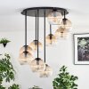 Koyoto Plafoniera, Lampada a sfera Ambrato, Chiaro, 9-Luci