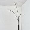 Nikkala Lampada da terra Cromo, Nero, 3-Luci