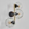 Ripoll Lampada a sfera, Applique Oro, Nero, 3-Luci Ripoll Lampada a sfera, Applique Oro, Nero, 3-Luci