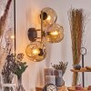 Gastor Lampada a sfera, Applique Oro, Nero, 3-Luci