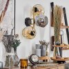 Ripoll Lampada a sfera, Applique Oro, Nero, 3-Luci