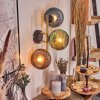 Koyoto Lampada a sfera, Applique Oro, Nero, 3-Luci
