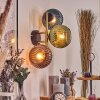 Koyoto Lampada a sfera, Applique Oro, Nero, 3-Luci