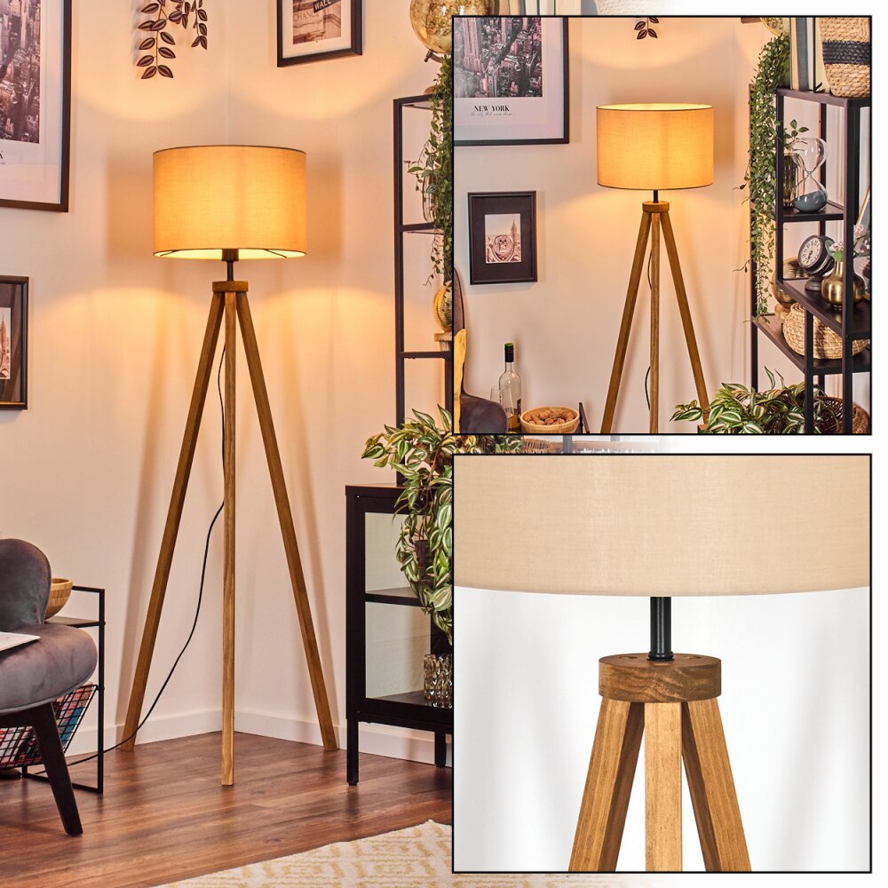 Soungou Lampada da terra Écru, Nero, 1-Luce main product photo