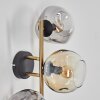 Ripoll Lampada a sfera, Applique Oro, Nero, 3-Luci