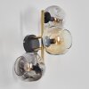 Ripoll Lampada a sfera, Applique Oro, Nero, 3-Luci