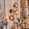 Ripoll Lampada a sfera, Applique Oro, Nero, 3-Luci