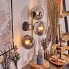 Gastor Lampada a sfera, Applique 42 cm Oro, Nero, 3-Luci