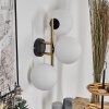 Gastor Lampada a sfera, Applique Oro, Nero, 3-Luci