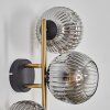 Ripoll Lampada a sfera, Applique Oro, Nero, 3-Luci