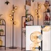 Koyoto Lampada da terra 31 cm Ambrato, 5-Luci