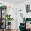 Nikkala Lampada da terra Cromo, Bianco, 3-Luci