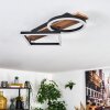 Cascada Plafoniera LED Marrone, Aspetto del legno, Nero, 1-Luce