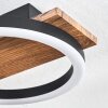 Cascada Plafoniera LED Marrone, Aspetto del legno, Nero, 1-Luce