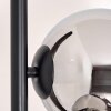 Koyoto Lampada da terra 31 cm Cromo, Grigio fumo, 5-Luci