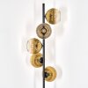 Koyoto Lampada da terra 31 cm Oro, Chiaro, 5-Luci