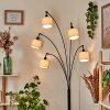 Bassagoda Lampada da terra Nero, 5-Luci