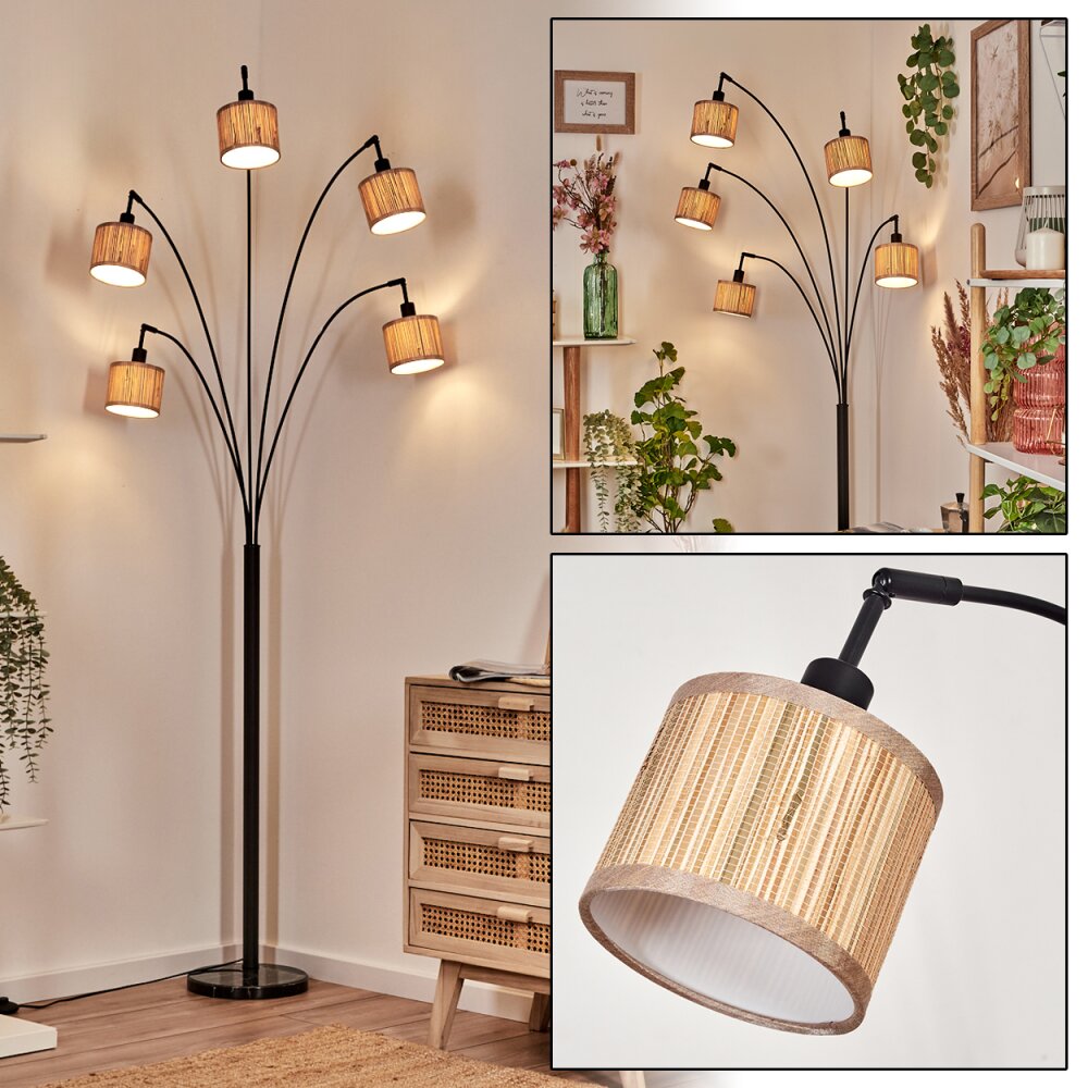 Bongal Lampada da terra Nero, 5-Luci main product photo