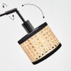 Ramila Lampada da terra Cromo, Nero, 5-Luci