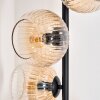 Koyoto Lampada da terra 31 cm Ambrato, Chiaro, 5-Luci