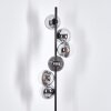 Gastor Lampada da terra Cromo, Chiaro, Grigio fumo, 6-Luci