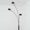 Nikkala Lampada da terra Cromo, Nero, 3-Luci