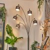Bassagoda Lampada da terra Nero, 5-Luci