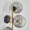 Ripoll Lampada a sfera, Applique Oro, Nero, 3-Luci