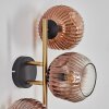 Ripoll Lampada a sfera, Applique Oro, Nero, 3-Luci