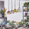 Ripoll Lampadario a sospensione, Lampada a sfera, Lampada a sospensione Oro, Chiaro, Ramato, Grigio fumo, 4-Luci