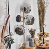 Ripoll Lampada a sfera, Applique Oro, Nero, 3-Luci