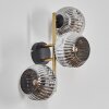 Ripoll Lampada a sfera, Applique Oro, Nero, 3-Luci